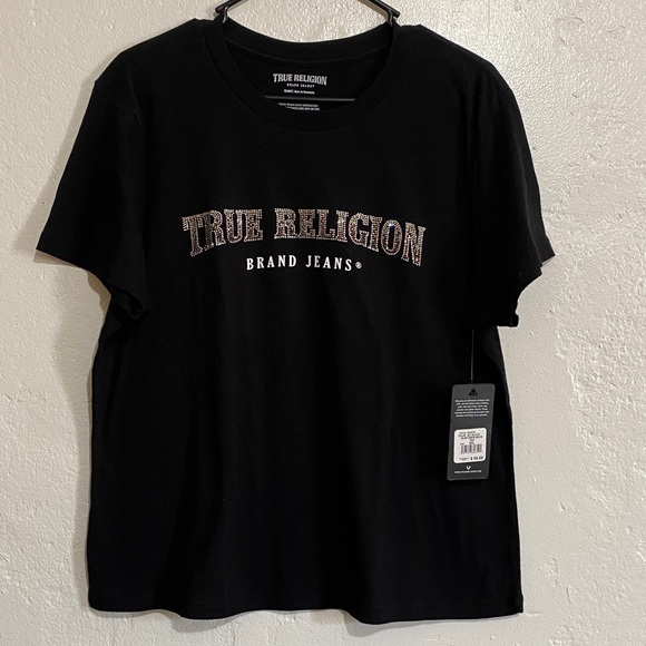 True Religion Black Graphic Tee - Picture 1 of 7